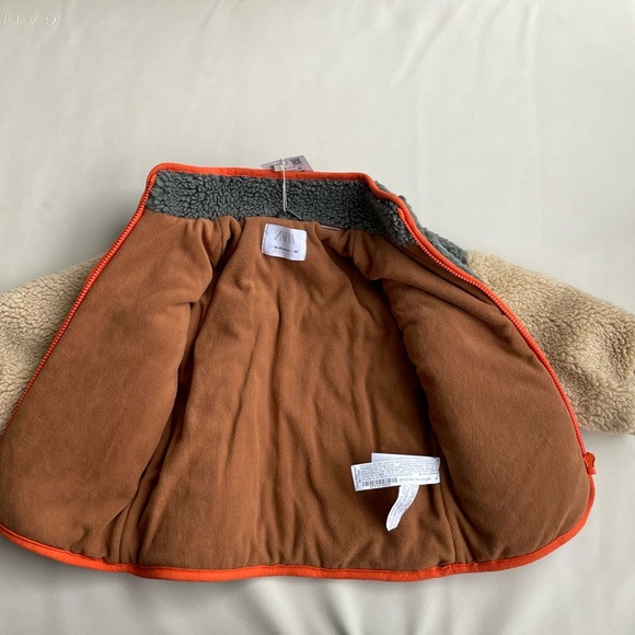 Zara Kids Faux Shearling Jacket 12-18 month and 18-24 months - Picture 8 of 16